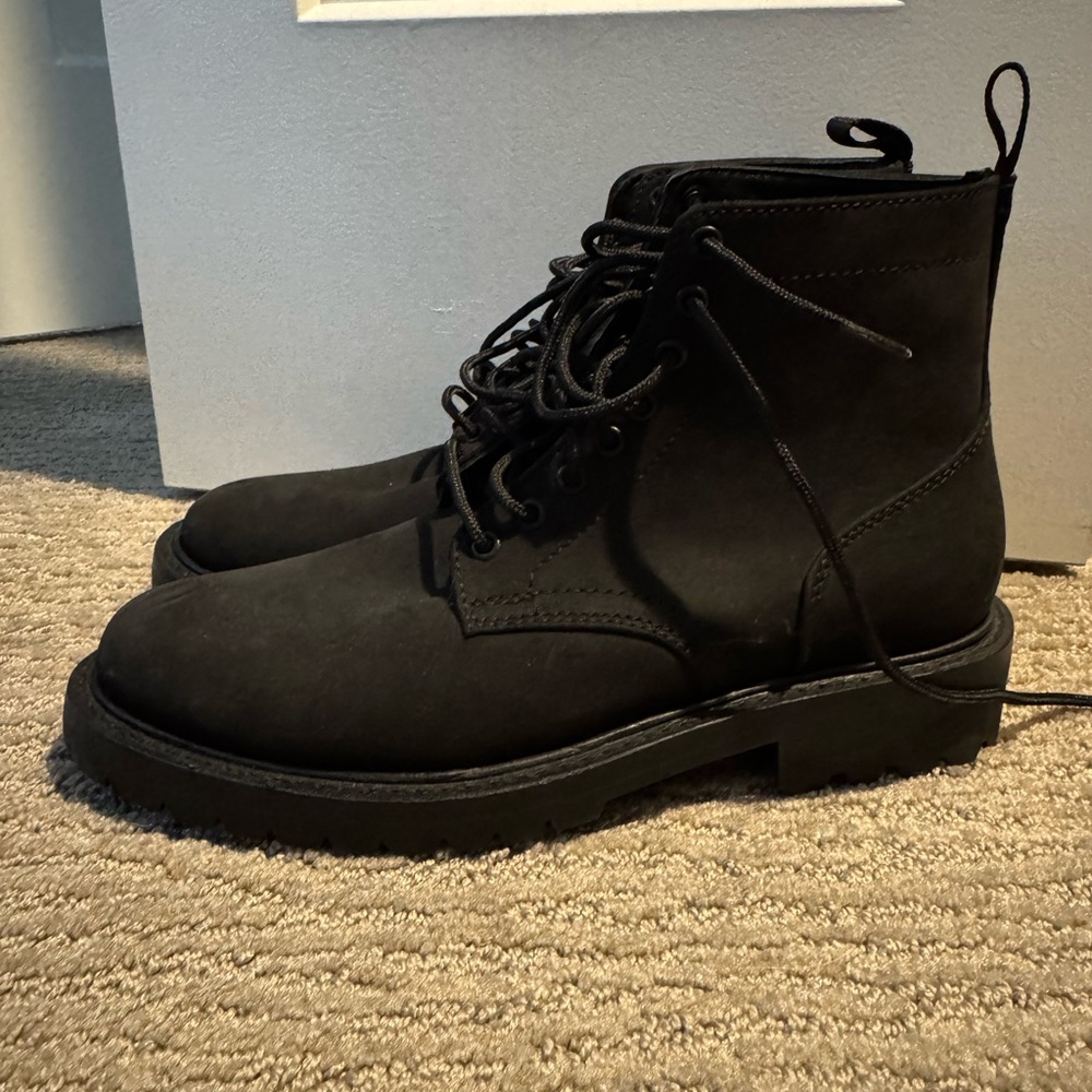 Thursday Boot Company Black Men's Lace-Up Boots